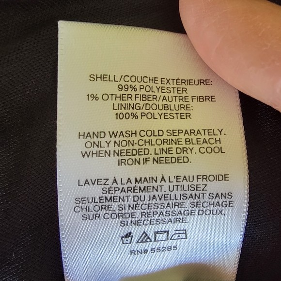 NWT EXPRESS Petite V-neck Wrap Black Dress, S - Picture 5 of 7